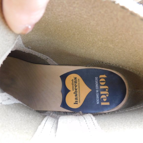 Swedish Hasbeens Zip It Emy Clog Boots - Picture 3 of 6